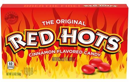 RED HOTS BOX 5.5OZ Candy Convenience and Grocery Wholesale Distributor in Montreal Quebec