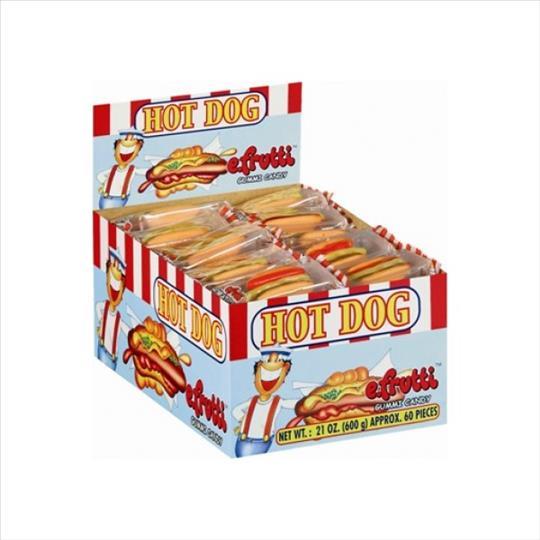 E.FRUTTI HOT DOGS GUMMI.15 Candy Convenience and Grocery Wholesale Distributor in Montreal Quebec