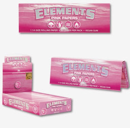 ELEMENTS PINK PAPERS 1 1/4 Smoker Accessories Wholesale Distributor in Montreal Quebec