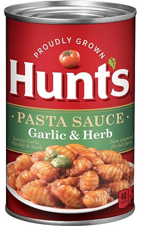 HUNT'S SPAG.SAUCE GARLIC & HERB Grocery Products from  Wholesale Distributor  in Montreal Quebec
