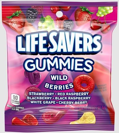 LIFESAVERS GUMMIES 3.22OZ WILD BERRY PEG Candy Convenience and Grocery Wholesale Distributor in Montreal Quebec