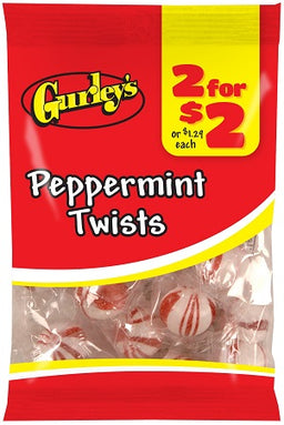 GURLEY'S 2/$2 PEPPERMINT TWIST (HARD) Candy Convenience and Grocery Wholesale Distributor in Montreal Quebec