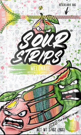 SOUR STRIPS PEG BAG MELONADE Candy Convenience and Grocery Wholesale Distributor in Montreal Quebec
