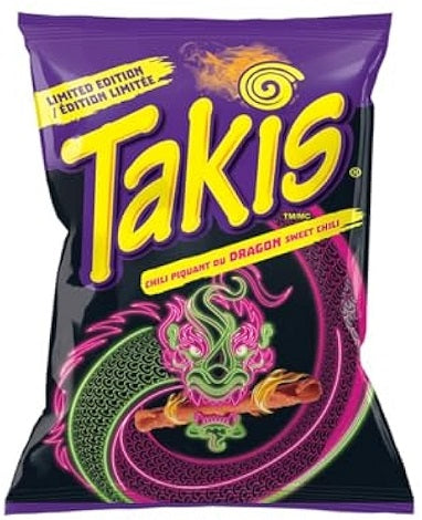 TAKIS DRAGON SWEET CHILLI (3.25OZ) Hispanic Grocery Products Wholesale Distributor in Montreal Quebec