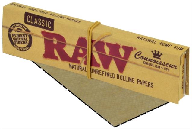 RAW  PAPER CONNOISSEUR KING SIZE Smoker Accessories Wholesale Distributor in Montreal Quebec