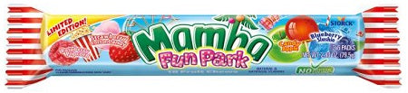 MAMBA FUN PARK FRUIT CHEWS (REG) 79 g (Box of 24 Units)