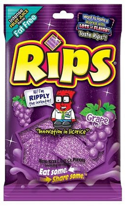 RIPS BITES  GRAPE BAG -4OZ Candy Convenience and Grocery Wholesale Distributor in Montreal Quebec