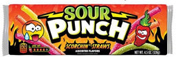 SOUR PUNCH -KING- SCORCHIN' STRAWS Candy Convenience and Grocery Wholesale Distributor in Montreal Quebec
