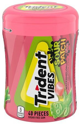 TRIDENT VIBES *BTL WATERMELON SOUR PATCH Chewing Gum Convenience and Grocery Wholesale Distributor in Montreal Quebec
