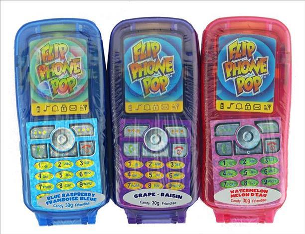 FLIP PHONE POP Novelty Candy Convenience and Grocery Wholesale Distributor in Montreal Quebec