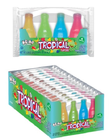 NIK-L-NIP TROPICAL BOTTLES 4PK  (Box of 18 Units)