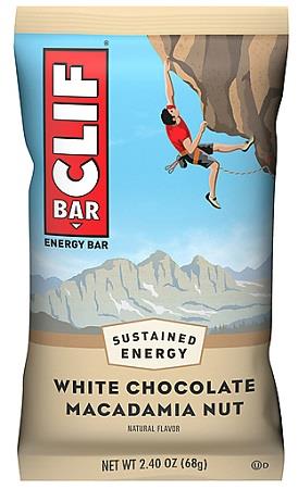 CLIF BAR WHITE CHOC. MACADAMIA NUT Convenience and Grocery Snacks Wholesale Distributor in Montreal Quebec