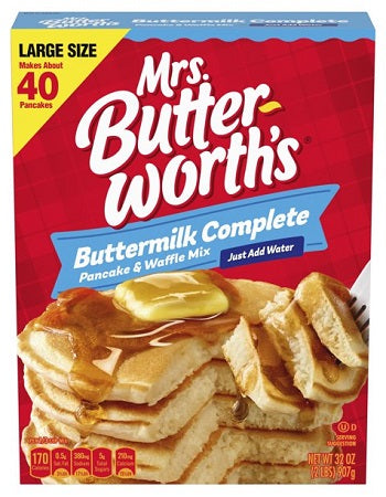 MRS.BUTTERWORTH PANCAKE MIX 2LB. Grocery Breakfast Products from Wholesale Distributor in Montreal Quebec