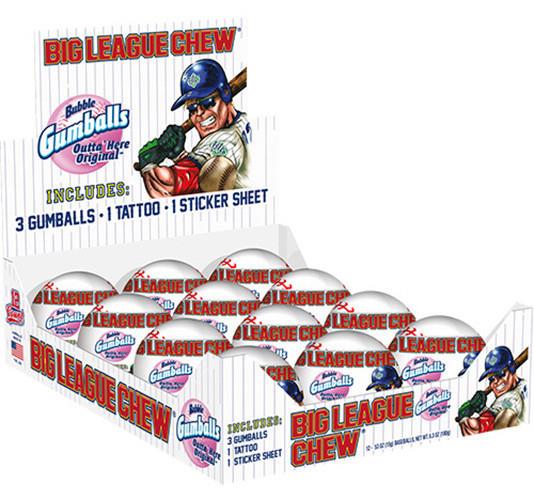 BIG LEAGUE CHEW BASEBALLS Novelty Candy Convenience and Grocery Wholesale Distributor in Montreal Quebec