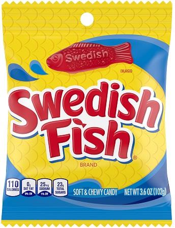 SWEDISH FISH RED 3.6OZ PEG Candy Convenience and Grocery Wholesale Distributor in Montreal Quebec