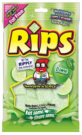 RIPS BITES  LIME BAG  -4OZ Candy Convenience and Grocery Wholesale Distributor in Montreal Quebec