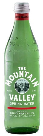 BOT WATER- MTN. VALLEY 1 LITER GLASS Convenience and Grocery Store Supplies Wholesale Distributor in Montreal Quebec