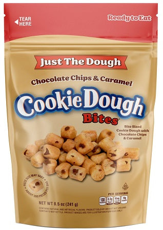 JUST THE DOUGH 8.5OZ CHOC&CARAMEL BAG Convenience and Grocery Snacks Wholesale Distributor in Montreal Quebec