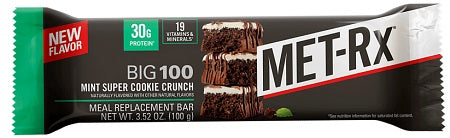 MET-RX-BIG 100 MINT SUPER COOKIE CRUNCH Convenience and Grocery Store Supplies Wholesale Distributor in Montreal Quebec