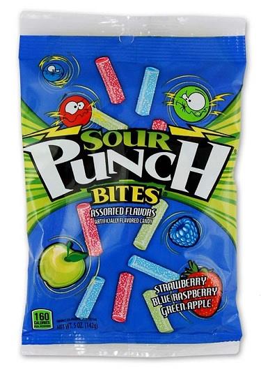 SOUR PUNCH -PEG BITES ASSORTED Candy Convenience and Grocery Wholesale Distributor in Montreal Quebec