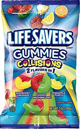LIFESAVERS GUMMIES 7OZ COLLISIONS Candy Convenience and Grocery Wholesale Distributor in Montreal Quebec