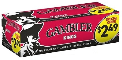 GAMBLER TUBES KING REG.($2.49) Smoker Accessories Wholesale Distributor in Montreal Quebec