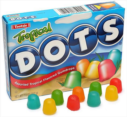 DOTS TROPICAL 6.5OZ BOX Candy Convenience and Grocery Wholesale Distributor in Montreal Quebec