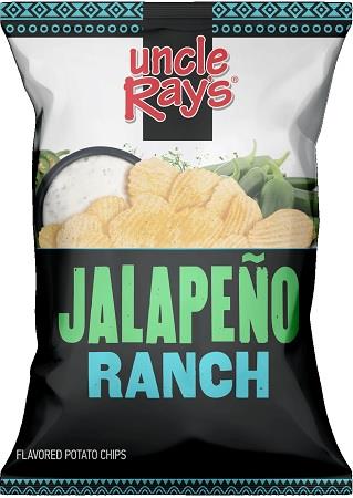 UNCLE RAY'S 3OZ JALAPENO RANCH CHIP Convenience and Grocery Snacks Wholesale Distributor in Montreal Quebec