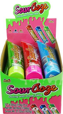 OOZE -SOUR CANDY- TUBES Novelty Candy Convenience and Grocery Wholesale Distributor in Montreal Quebec
