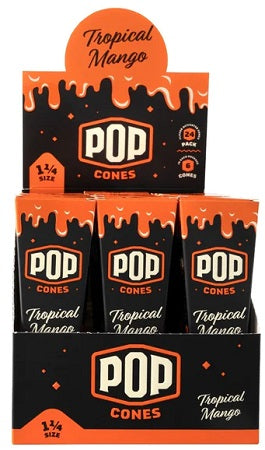POP CONES 1 1/4 TROPICAL MANGO Smoker Accessories Wholesale Distributor in Montreal Quebec