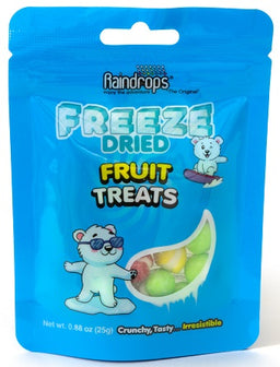 RAINDROPS FREEZE DRIED FRUIT TREATS Novelty Candy Convenience and Grocery Wholesale Distributor in Montreal Quebec