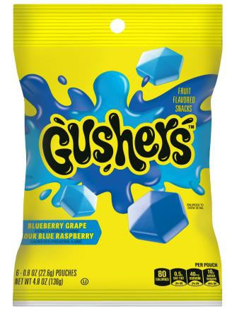 Gushers All Blue fruit snacks, 4.25 oz pouch