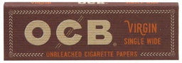OCB UNBLEACHED VIRGIN SINGLE WIDE Smoker Accessories Wholesale Distributor in Montreal Quebec