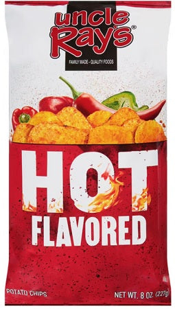 UNCLE RAY'S 8OZ HOT CHIPS Convenience and Grocery Snacks Wholesale Distributor in Montreal Quebec