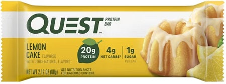 QUEST BAR ORIG. LEMON CAKE 60 g (Box of 12 Units)