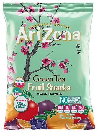 ARIZONA FRUIT SNACKS GREEN TEA Convenience and Grocery Snacks Wholesale Distributor in Montreal Quebec