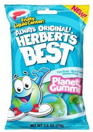 HERBERT'S BEST PLANET GUMMI PEG BAG Candy Convenience and Grocery Wholesale Distributor in Montreal Quebec