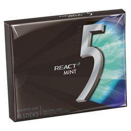 5 PTY PK REACT 2 MINT Chewing Gum Convenience and Grocery Wholesale Distributor in Montreal Quebec