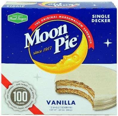 MOON PIE SINGLE VANILLA Convenience and Grocery Snacks Wholesale Distributor in Montreal Quebec