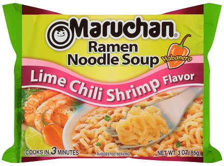 MARUCHAN -PKG LIME CHILI SHRIMP Ramen Noodles Wholesale Distributor in Montreal Quebec