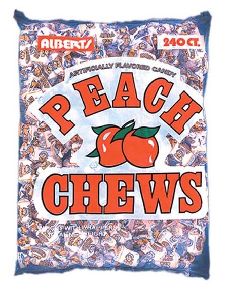 FRUIT CHEWS PEACH Candy Convenience and Grocery Wholesale Distributor in Montreal Quebec