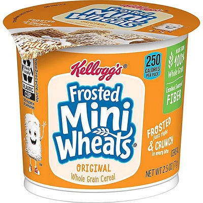 FROSTED MINI WHEATS (CUP) Grocery Breakfast Cereal from Wholesale Distributor in Montreal Quebec
