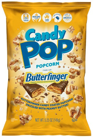 CANDY POP -BUTTERFINGER POPCORN 5.25OZ 149 g (Box of 12 Units)