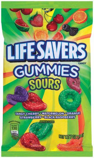 LIFESAVERS GUMMIES 7OZ SOURS Candy Convenience and Grocery Wholesale Distributor in Montreal Quebec