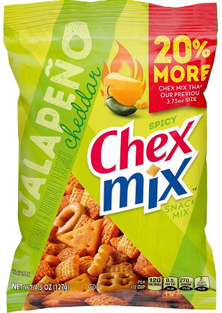CHEX MIX JALAPENO CHEDDAR Convenience and Grocery Snacks Wholesale Distributor in Montreal Quebec