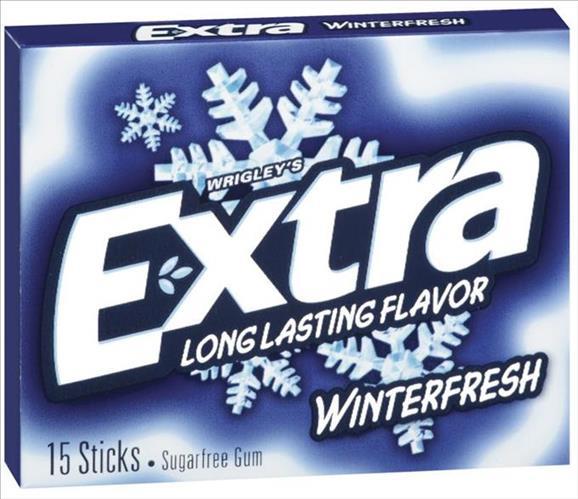 EXTRA PTY PK WINTERFRESH Chewing Gum Convenience and Grocery Wholesale Distributor in Montreal Quebec
