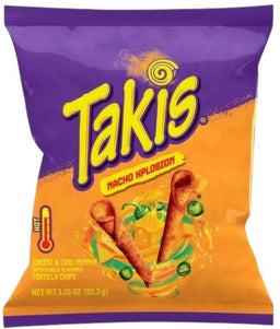 TAKIS NACHO XPLOSION  (3.25OZ) Hispanic Grocery Products Wholesale Distributor in Montreal Quebec
