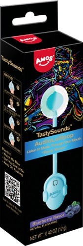 TASTYSOUNDS AUDIO LOLLIPOP-BLUEBERRY Novelty Candy Convenience and Grocery Wholesale Distributor in Montreal Quebec