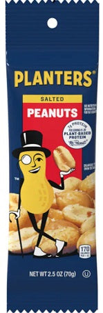 Planters Peanuts 2.5 oz salted peanut pack