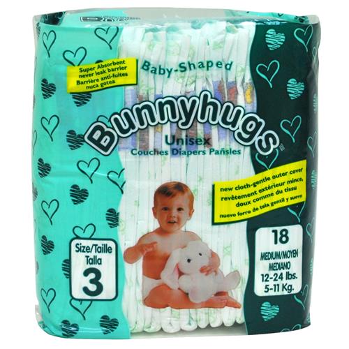 BUNNYHUGS MEDIUM   (SIZE #3) Baby Products Canadian Wholesale Distributor in Montreal Quebec